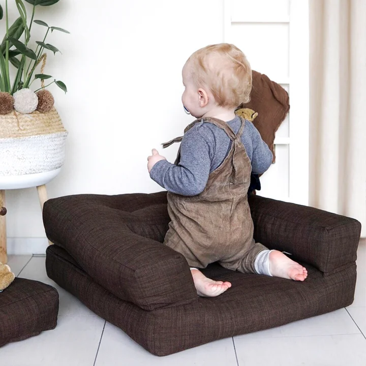 Karup Design - Mini Cube Kinder-Futonsessel, linen