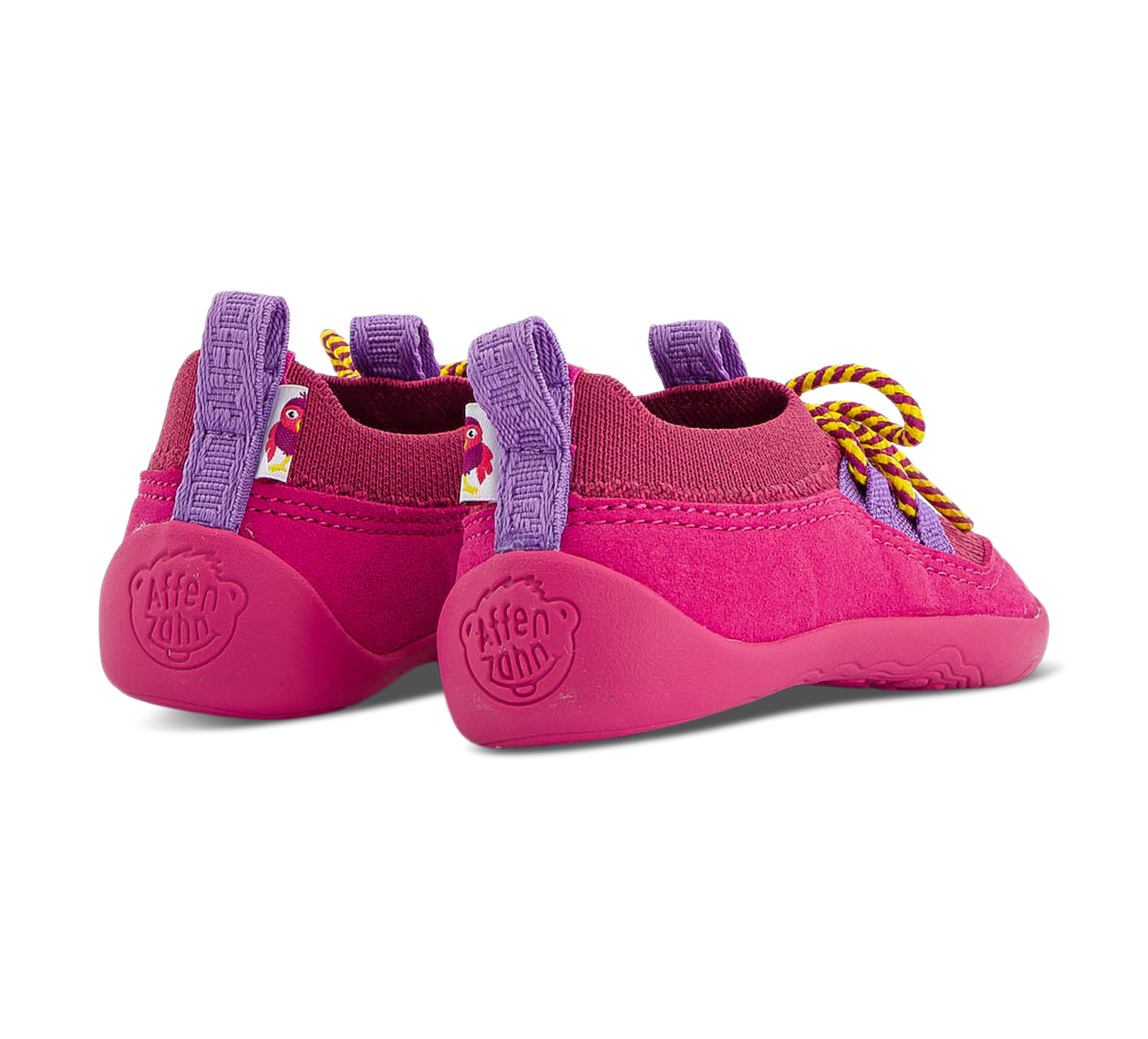 Affenzahn Lauflerner Knit Walker Vogel pink