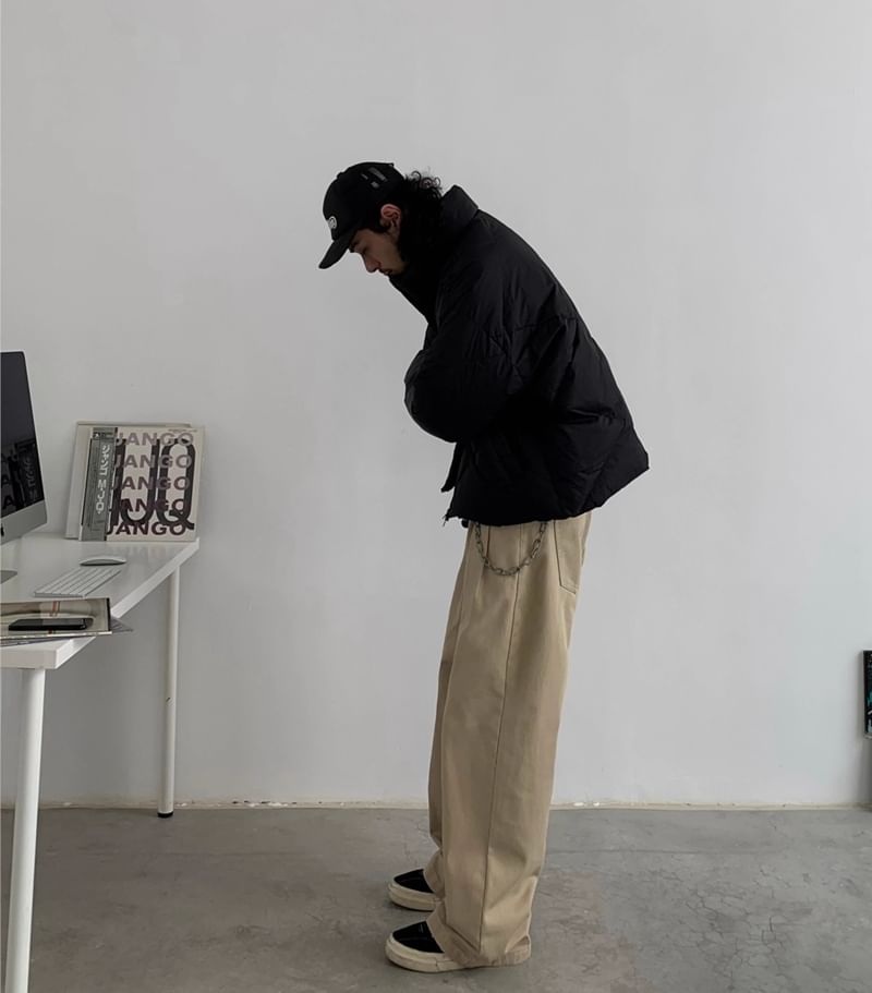 Nightbell - Mid Rise Plain Loose Fit Cargobroek