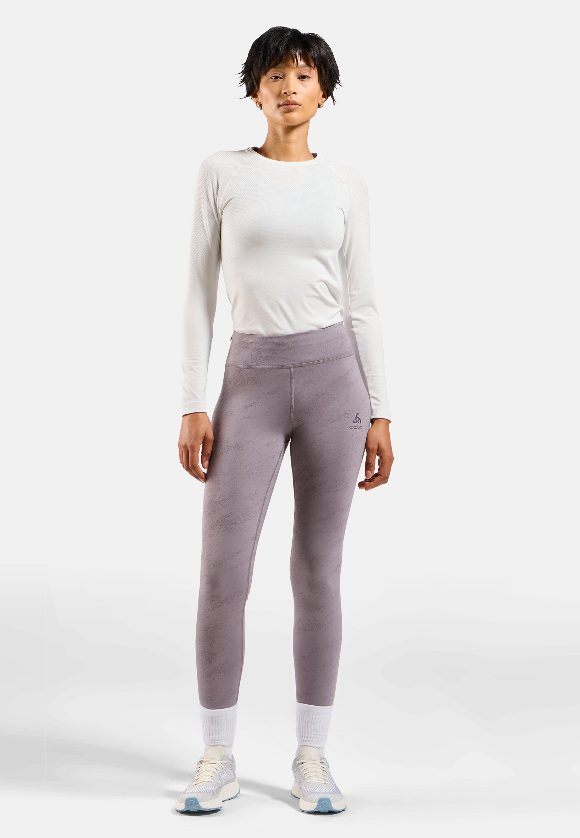 Zeroweight Reflect Print Lauftights in gray ridge
