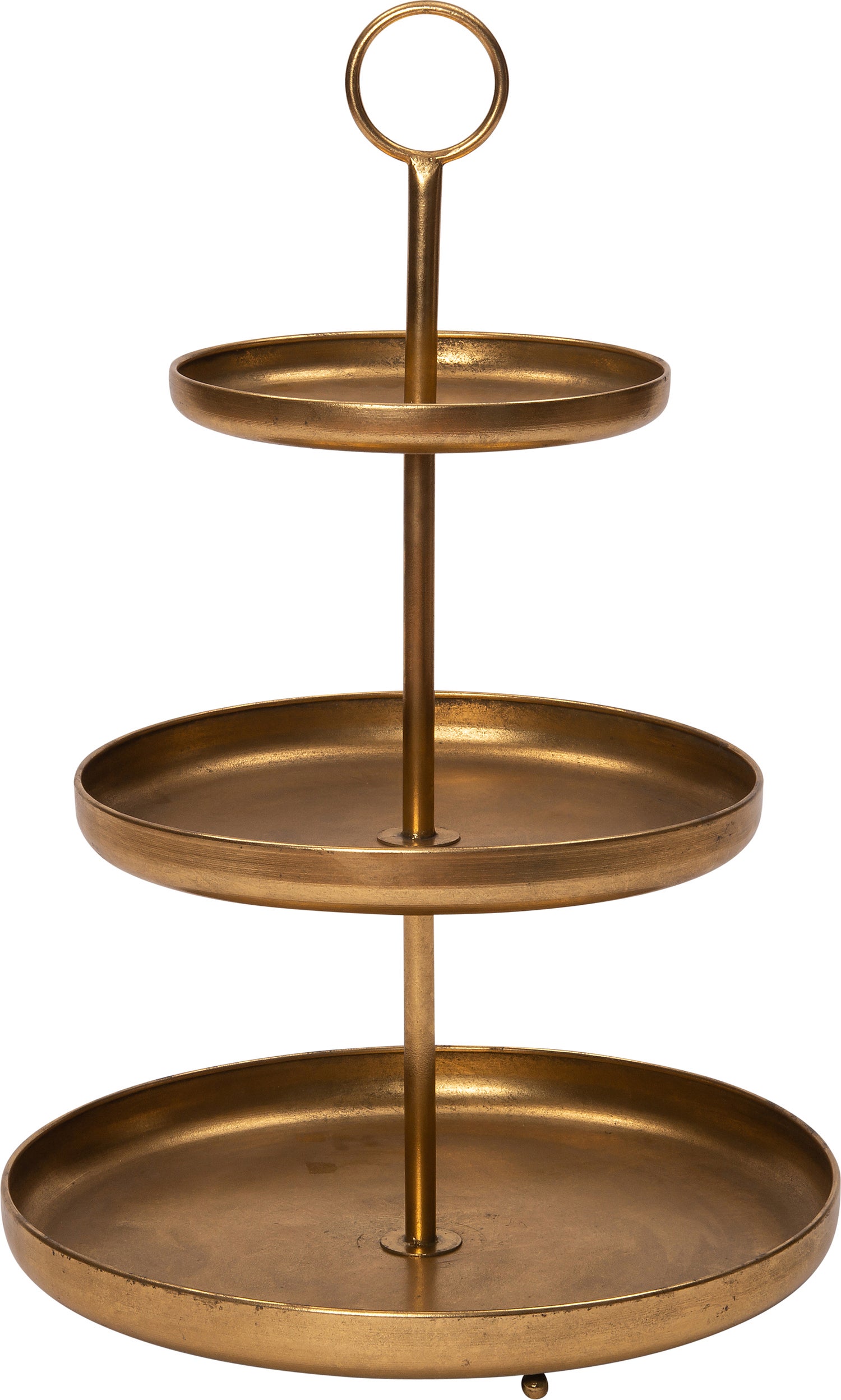 Intratuin etagère Jorin goud D 51 H 78 cm