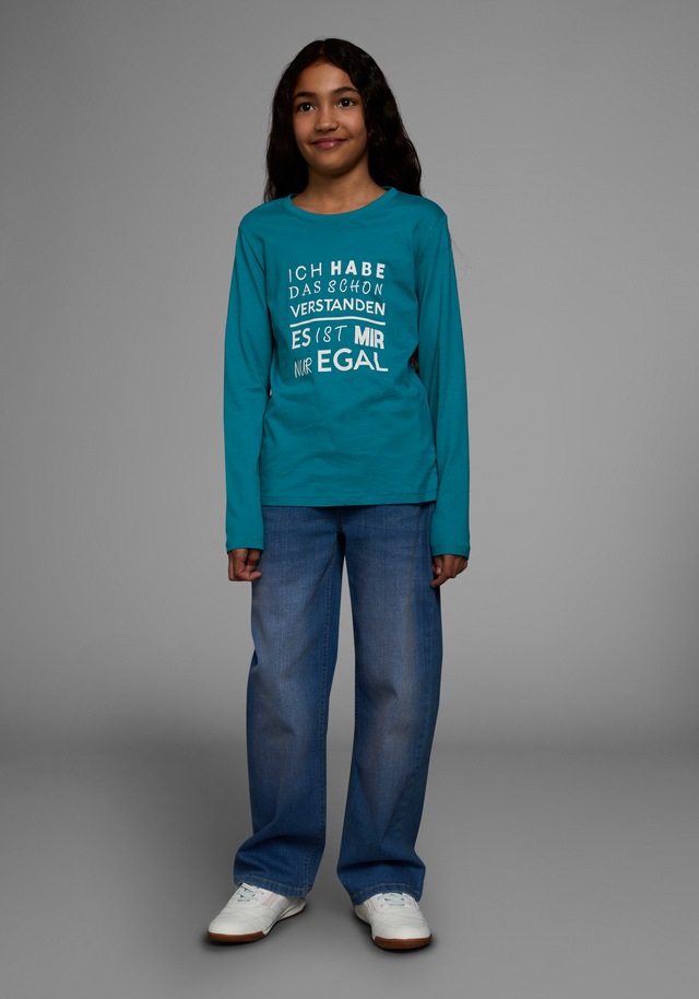 KIDSWORLD Langarmshirt »Ich hab das schon verstanden - es ist mir nur egal«, Langarm,  Basic-Passform,  mit Statements/Sprüchen