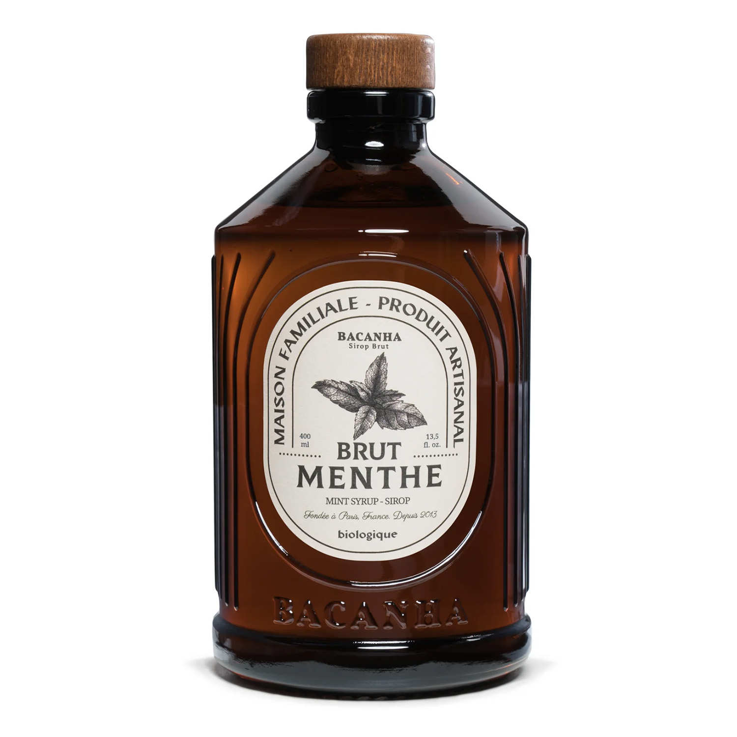 Sirop de menthe brut bio - Bacanha