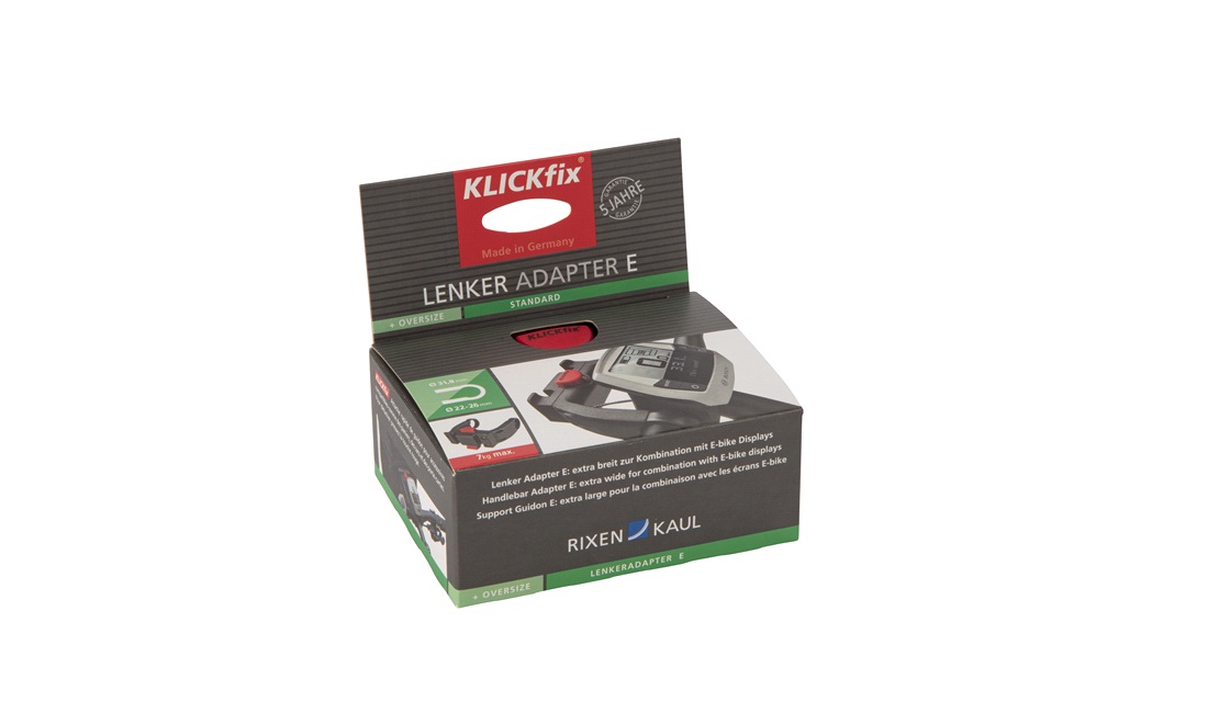 Klickfix kurvebeslag til el-cykel