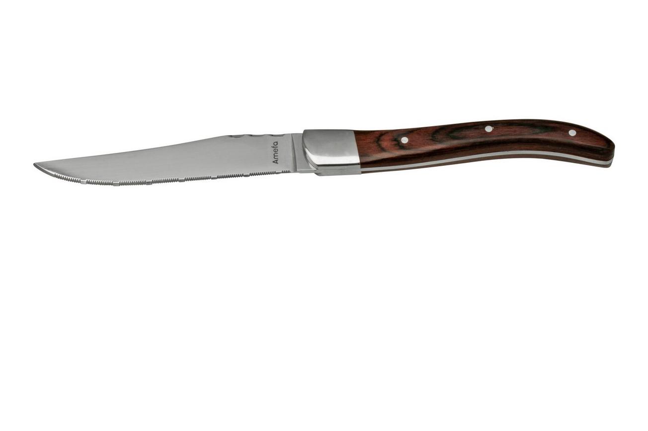 Amefa Royal Steak Brown 2520 steakmessen 4 stuks in houten doos
