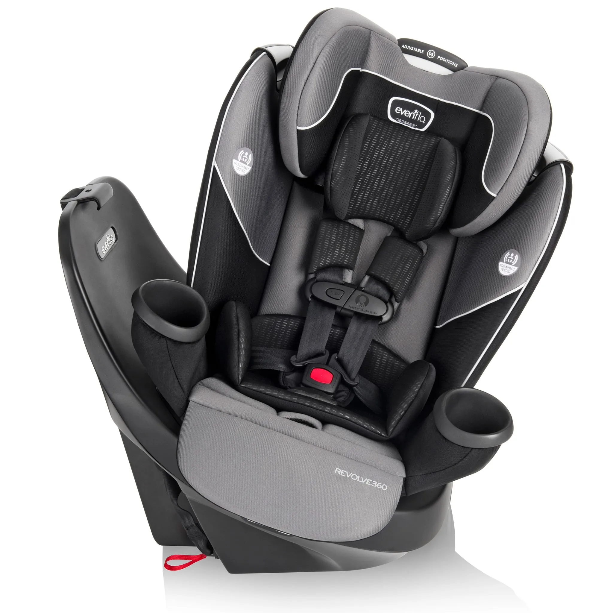 Evenflo Siège d’Auto tout-en-un rotatif Revolve360 - Amherst Gris