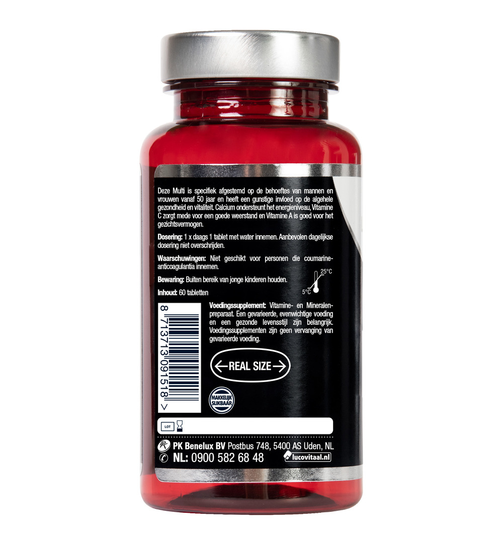 Lucovitaal Multi A-Z 50+ (60 tabletten)