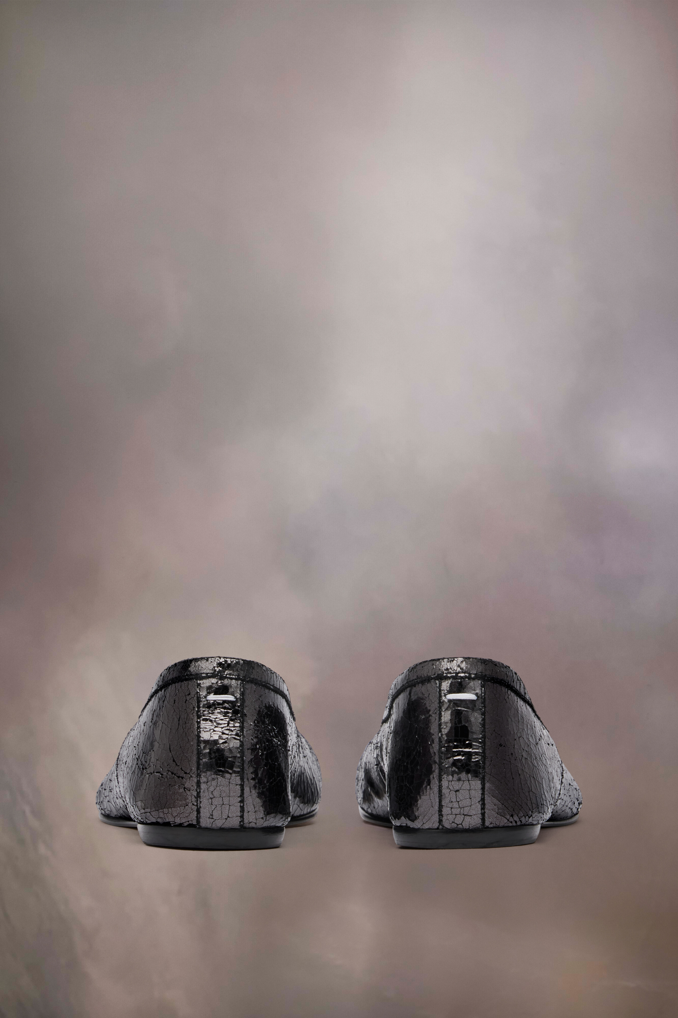 Nouvelles ballerines Tabi broken mirror Gris foncé