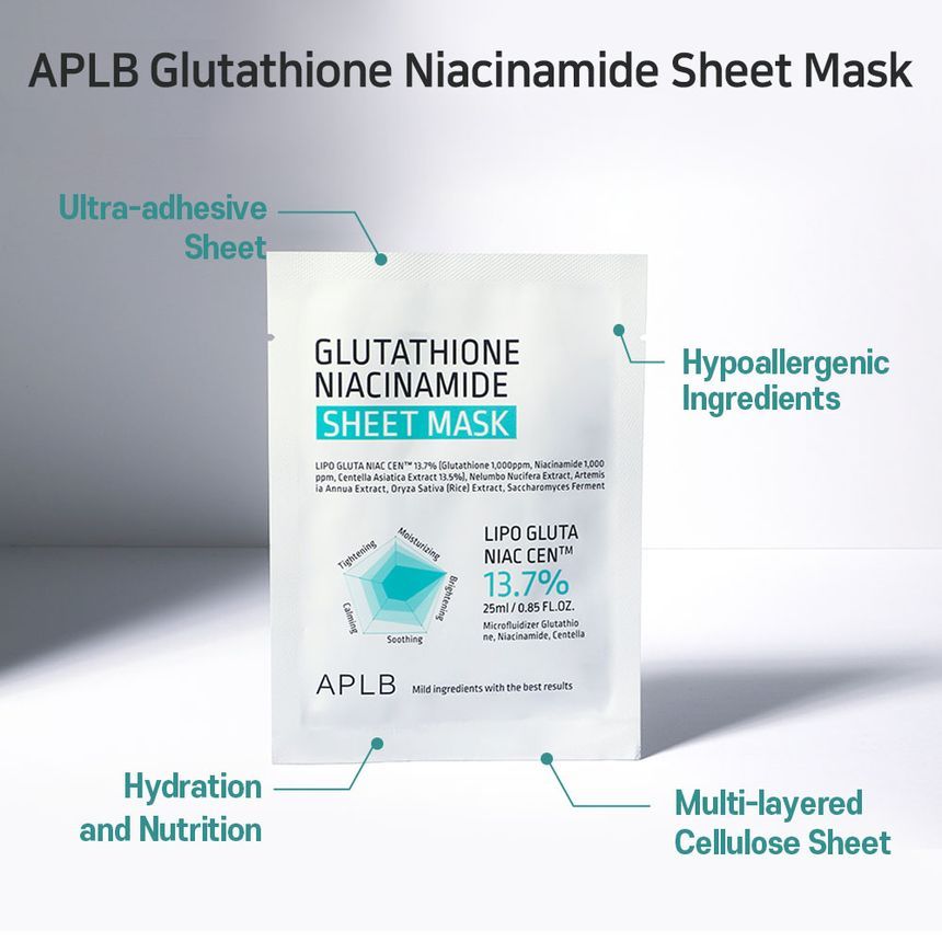APLB - Glutathion Niacinamide Sheet Mask