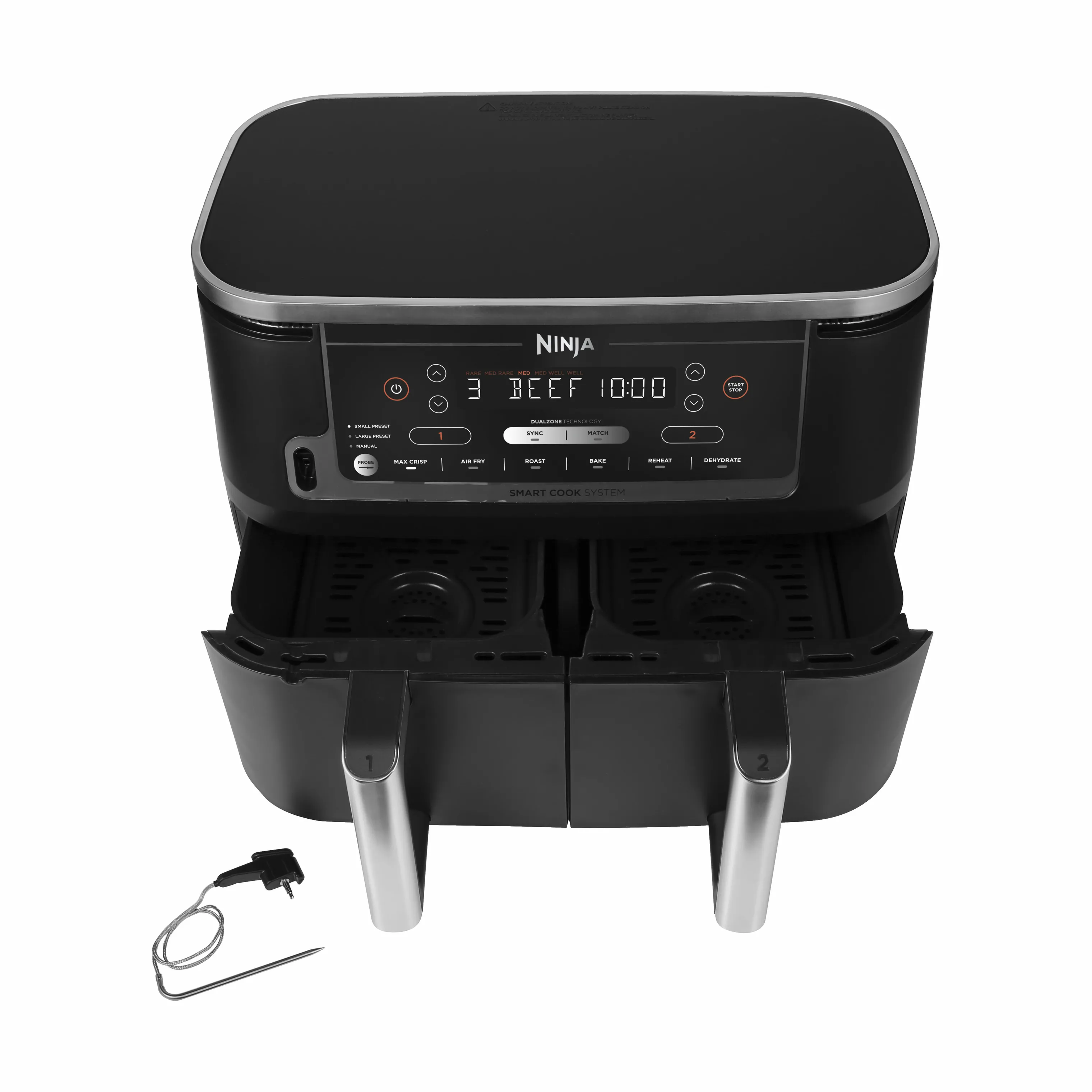 Ninja Max Dual Airfryer m. termometer