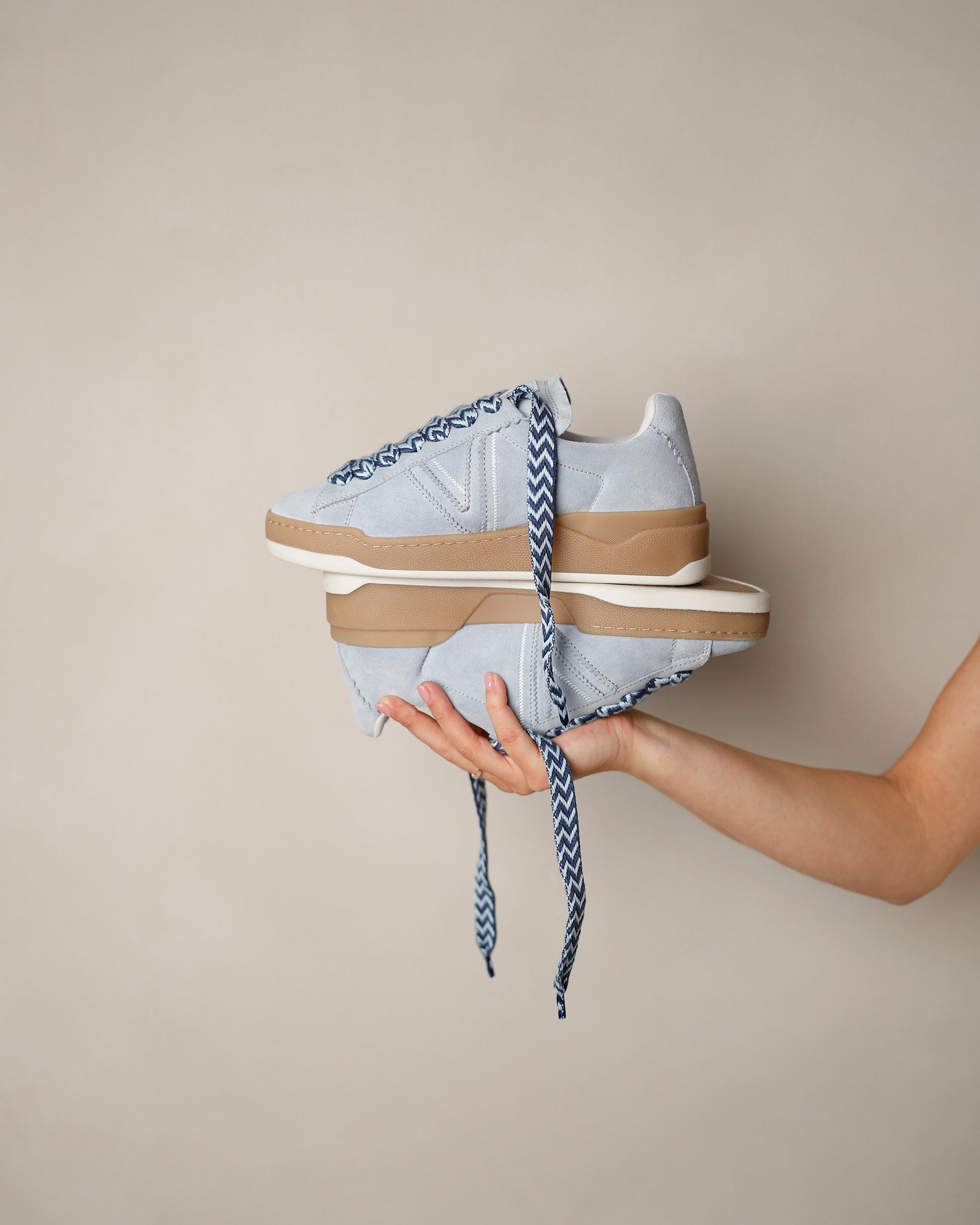 VIA VAI blauwe dames sneakers Sam Kyli