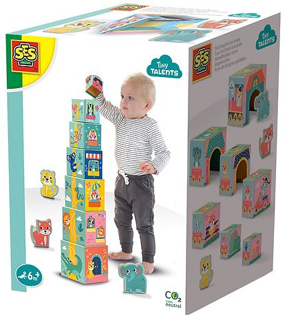 SES Creative Stapelklötze - Tierfiguren