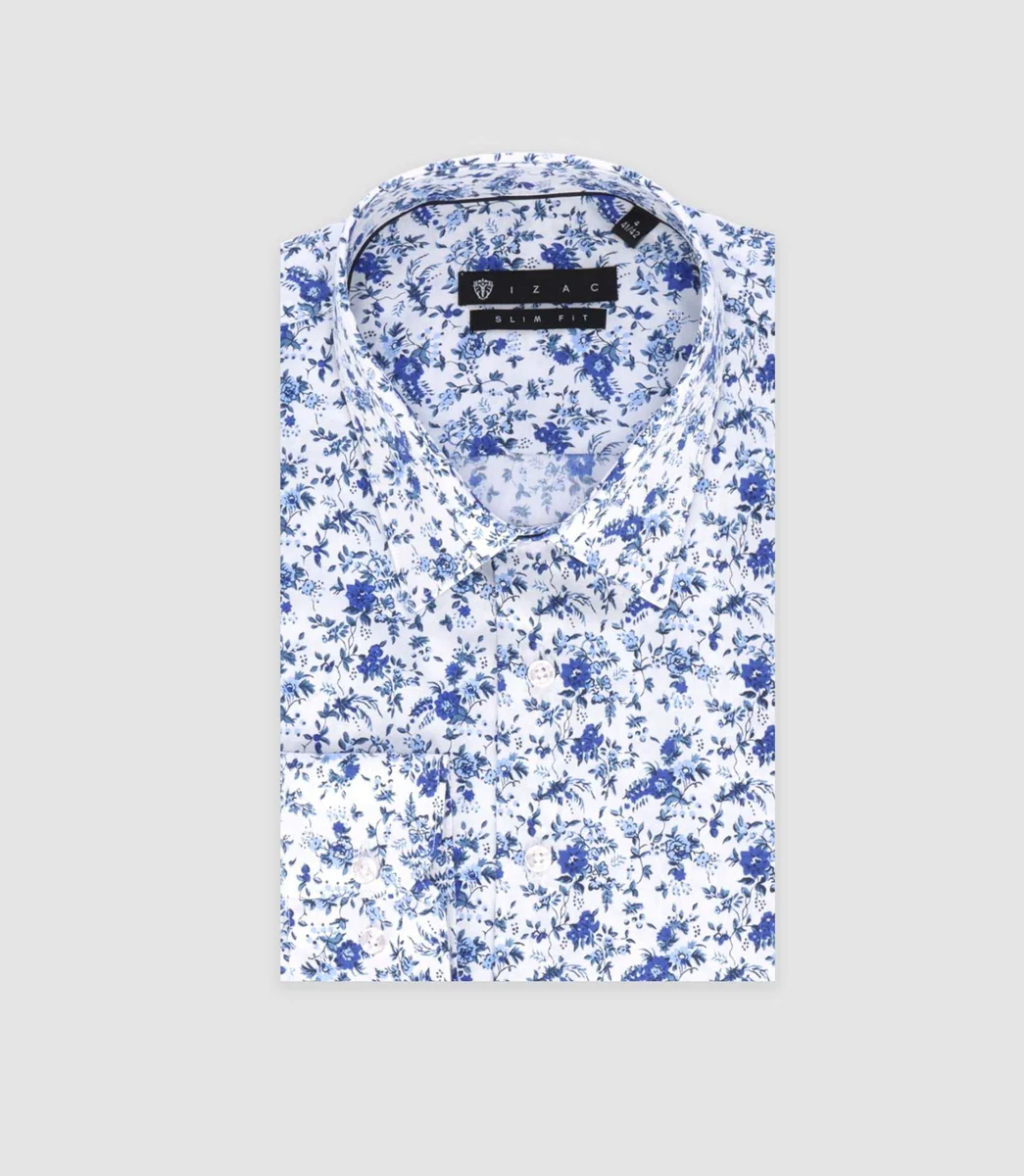 Chemise ville bleu 