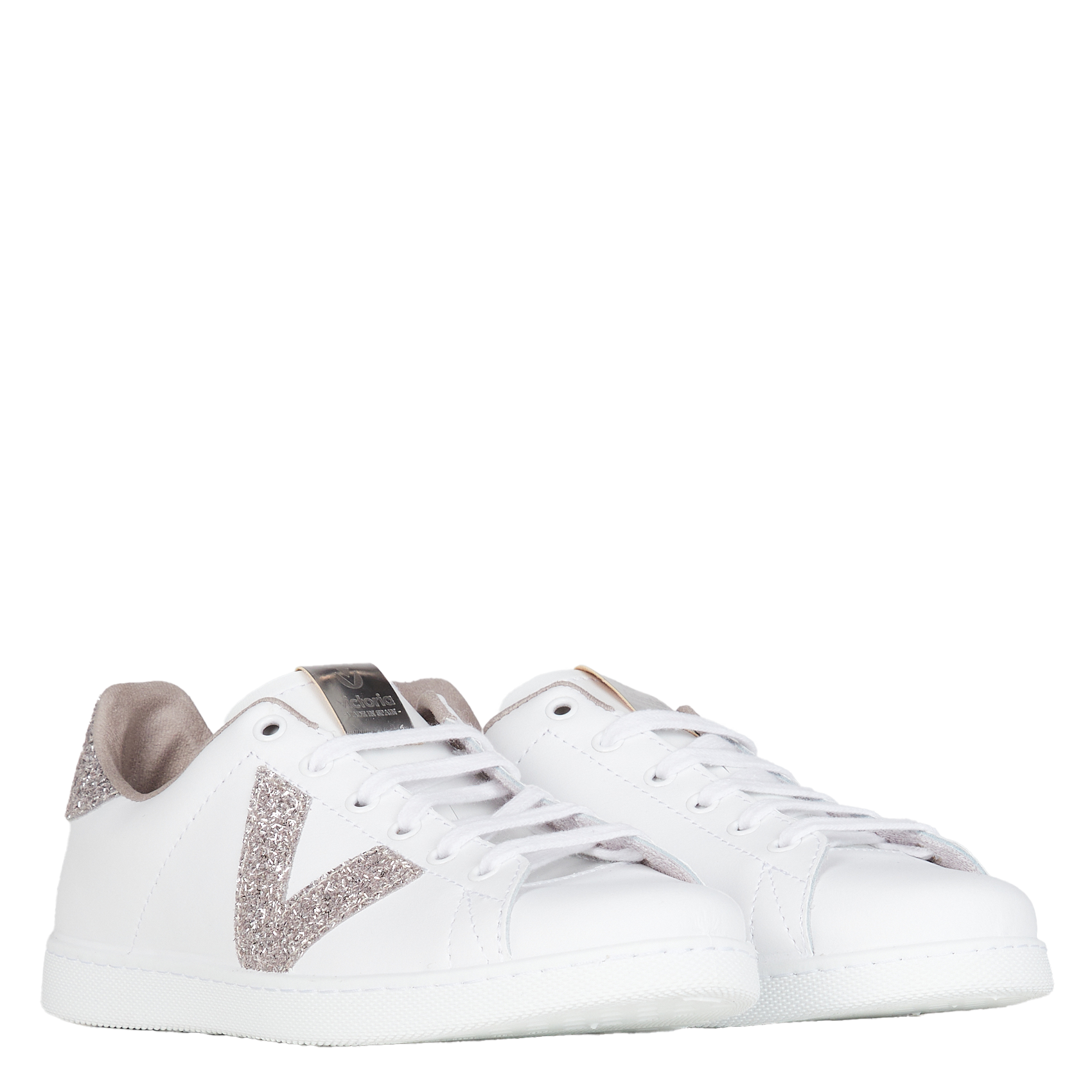 Baskets basses en cuir | Beige