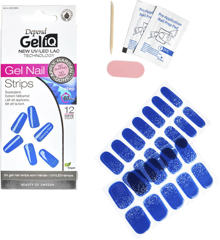 Depend Gel iQ Gel Nail Strips Semi cured n