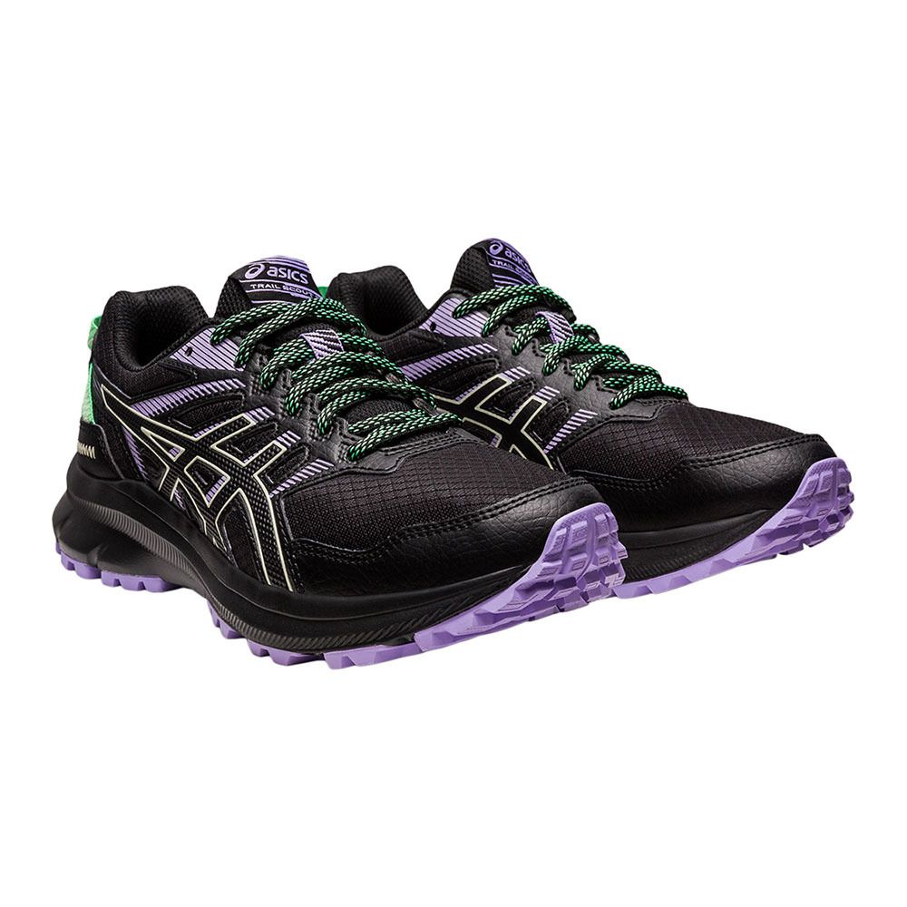 Asics TRAIL SCOUT™ 2 - Chaussures trail Femme black/whisper green