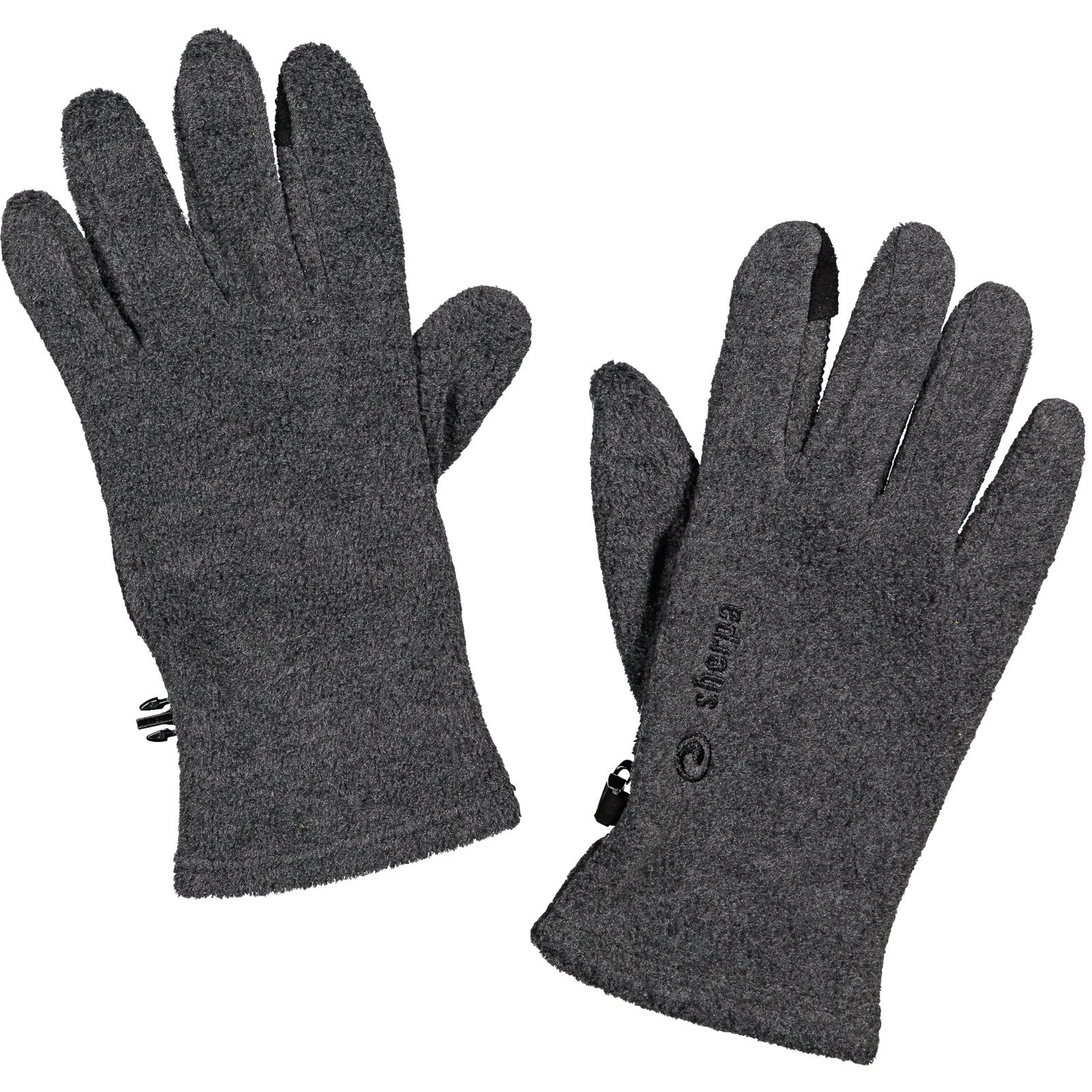 Sherpa Damen-Fleece-Fingerhandschuh Kankai M, grau