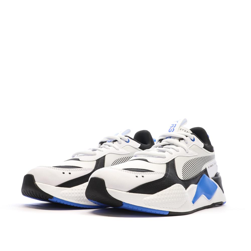 Puma Baskets Blanches/Noires/Bleu Homme Puma Rs-x Games
