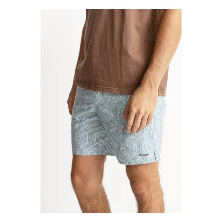 Rhythm Short de Bain Gleam Fibres Recyclées | Bleu