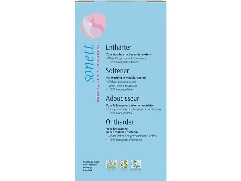 Sonett Enthärter Nachfüllpackung 1 kg Baustein 2 im Sonett-Baukastensystem