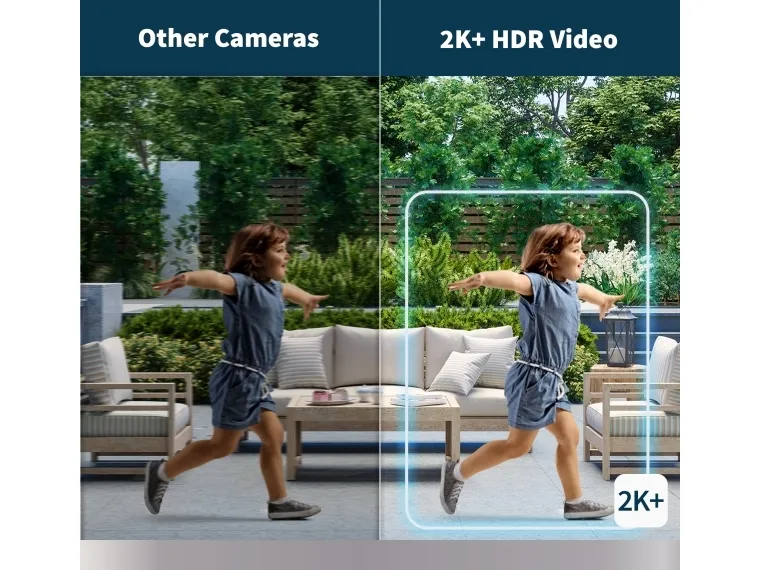 Arlo Pro 5S - Netværksovervågningskamera - indendørs, udendørs - vejrfast - farve (Dag/nat) - 2048 x 1080 - audio - trådløs - WiFi - H.264, H.265