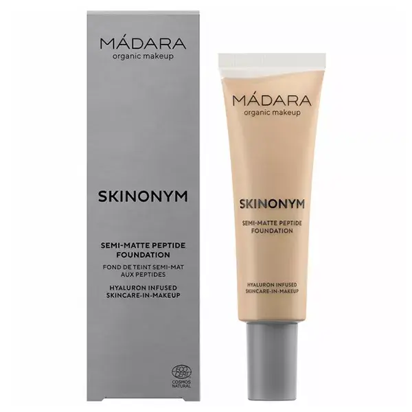 Base Semimate MÁDARA Skinonym com Peptídeos nº 35 Bege Verdadeiro 30ml