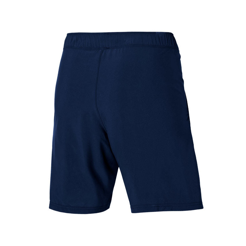 Short de tennis Flex 8 Mizuno bleu marine-orange