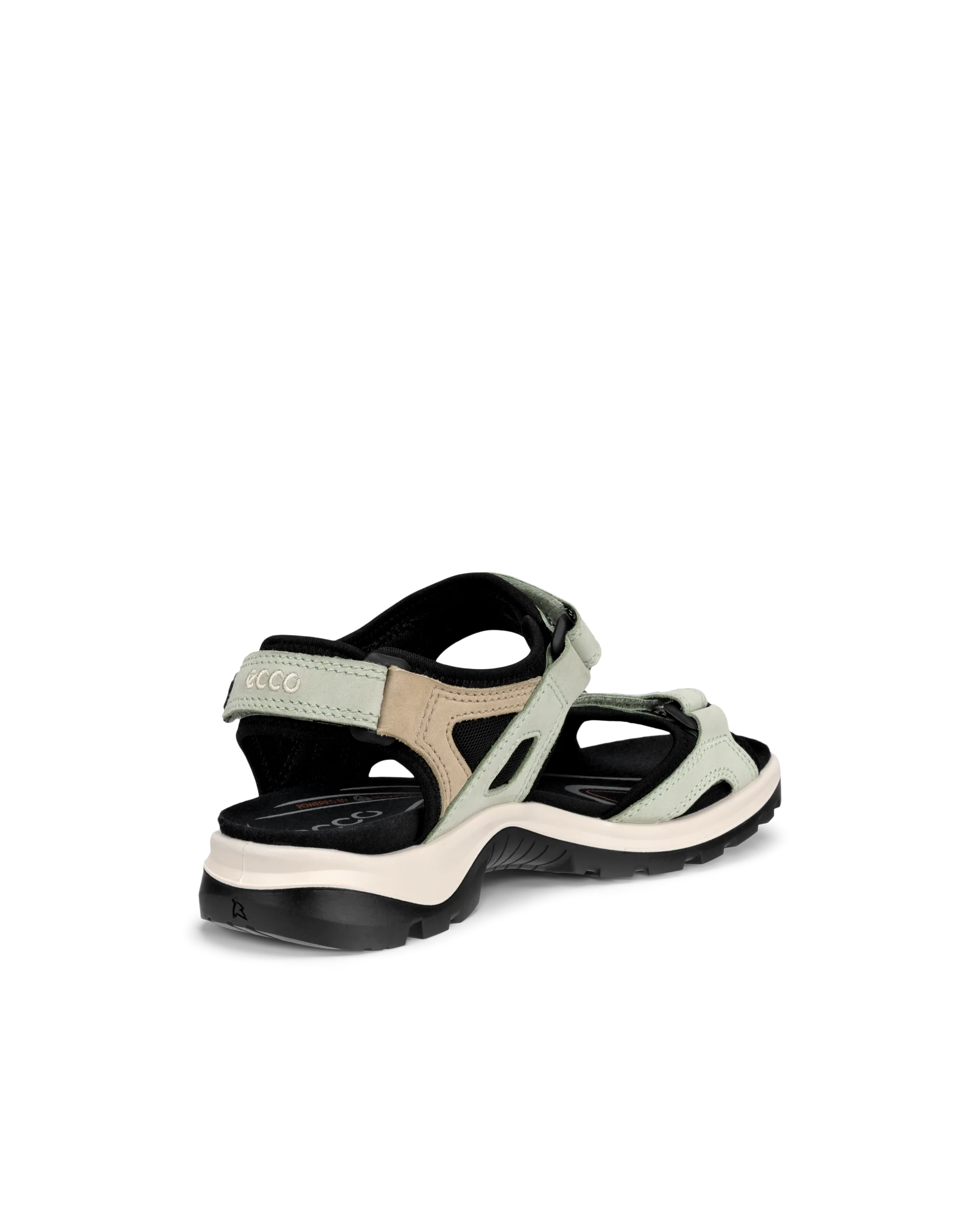 ECCO OFFROAD Damen Trekkingsandale aus Nubukleder Grün