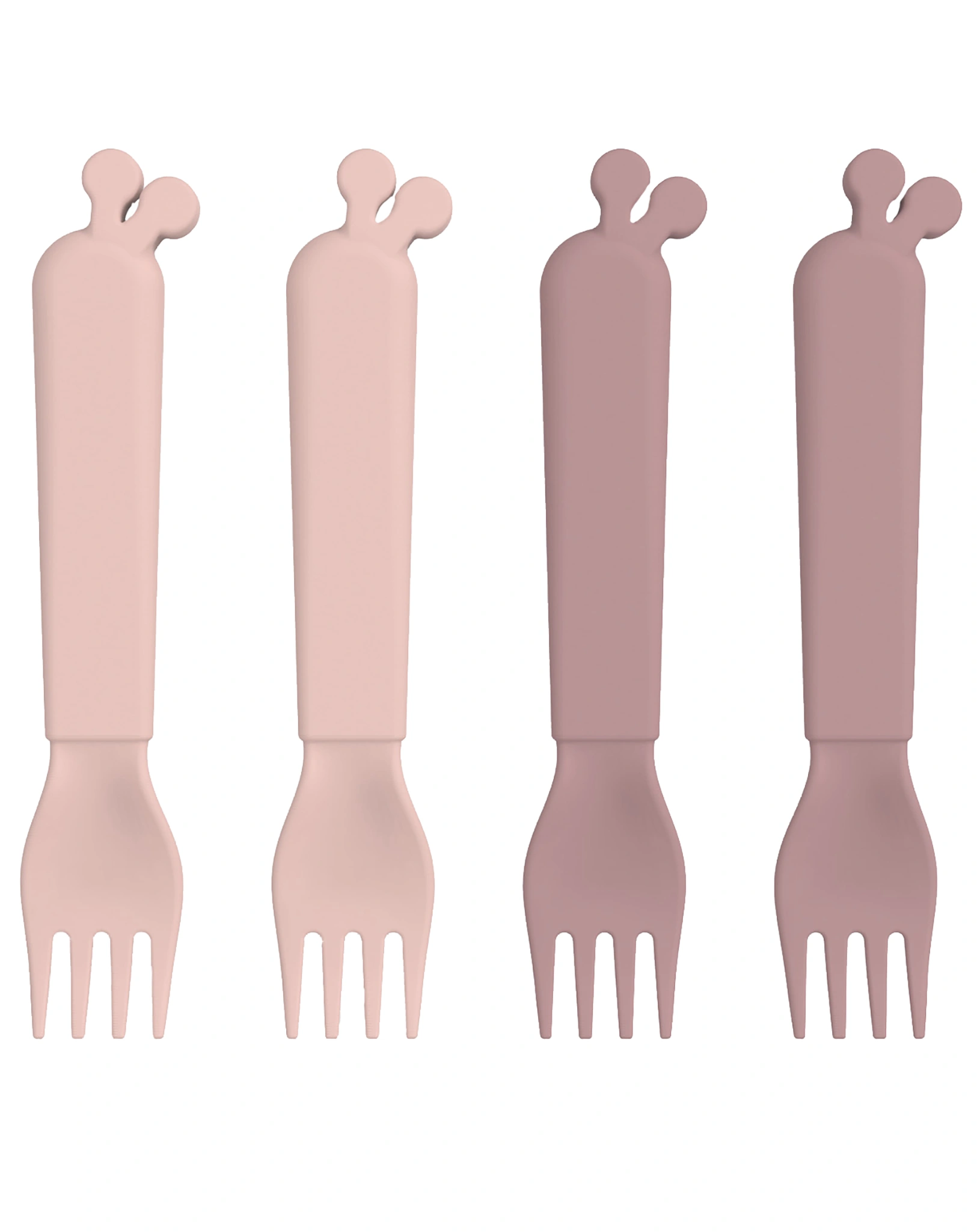 Gabel-Set KIDDISH - RAFFI 4er Pack in rosa