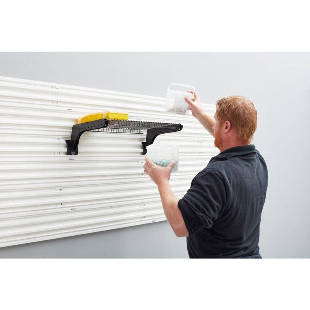 TRÅDHYLLE STANLEY TRACK WALL SYSTEM 57X26X3CM
