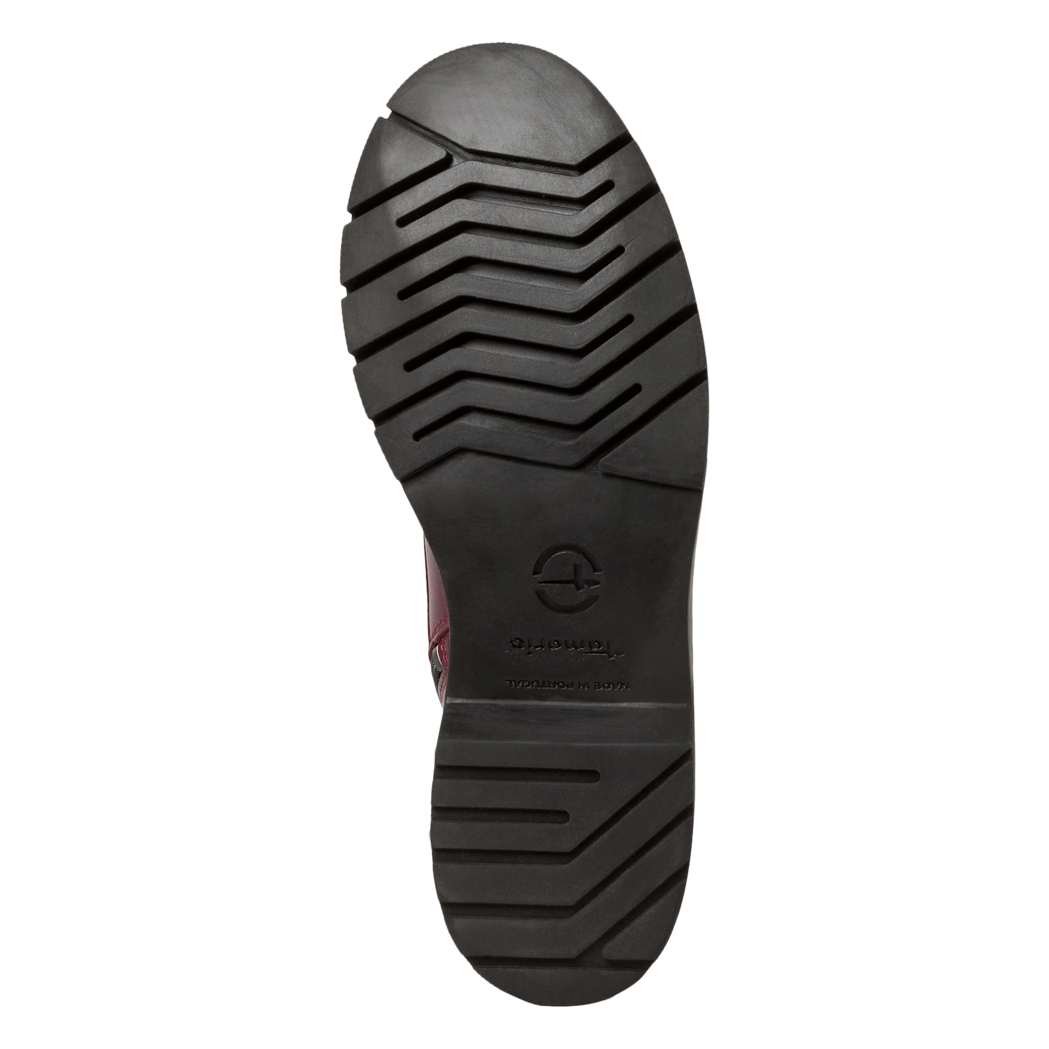 Bottine cuir | Rouge