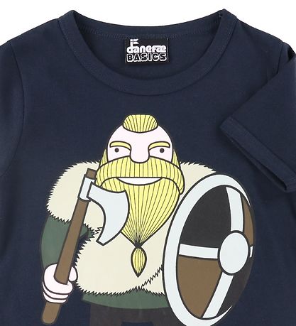 Danef? T-shirt - Basic - Navy m. Harald