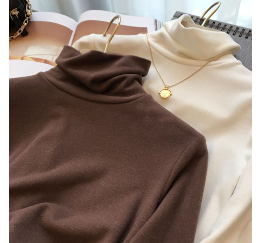 Fairy Essential - T-shirt met lange mouwen en mockneck, effen