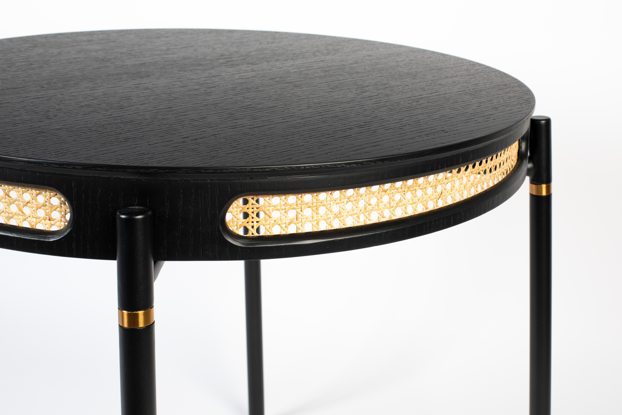 Eetafel Don't stop the webbing  rond 80 cm