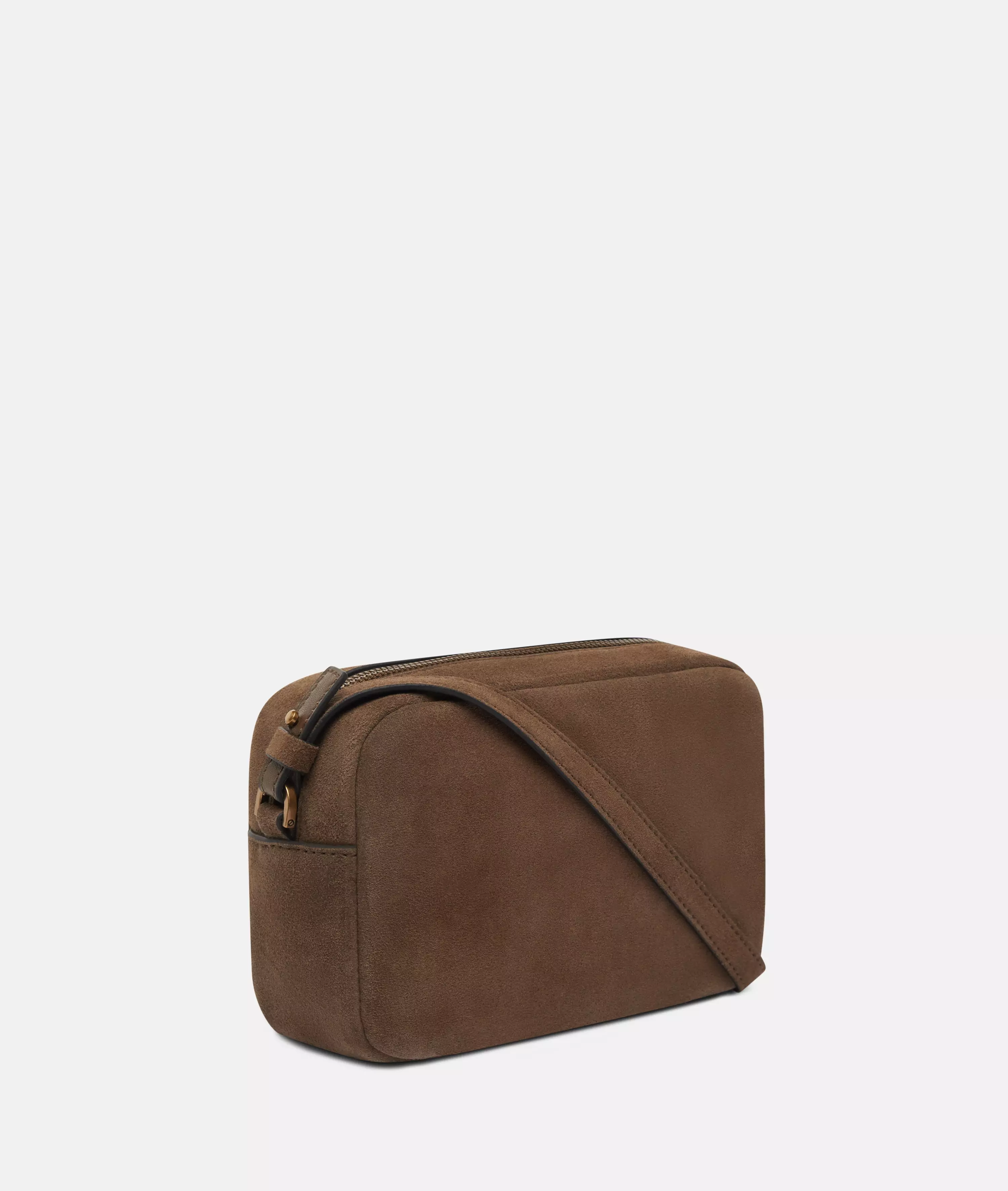 Crossbody Handy suede shoulder bag