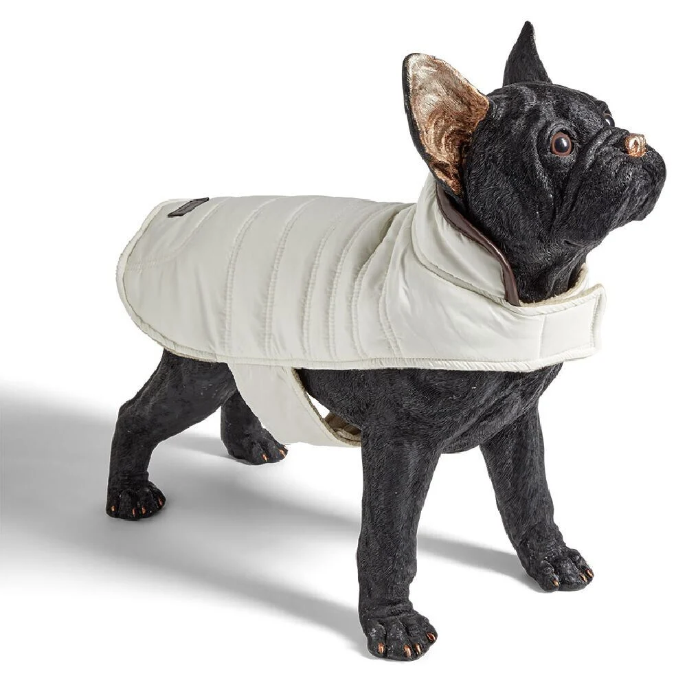 Veste réversible pour chien blanche - Taille L