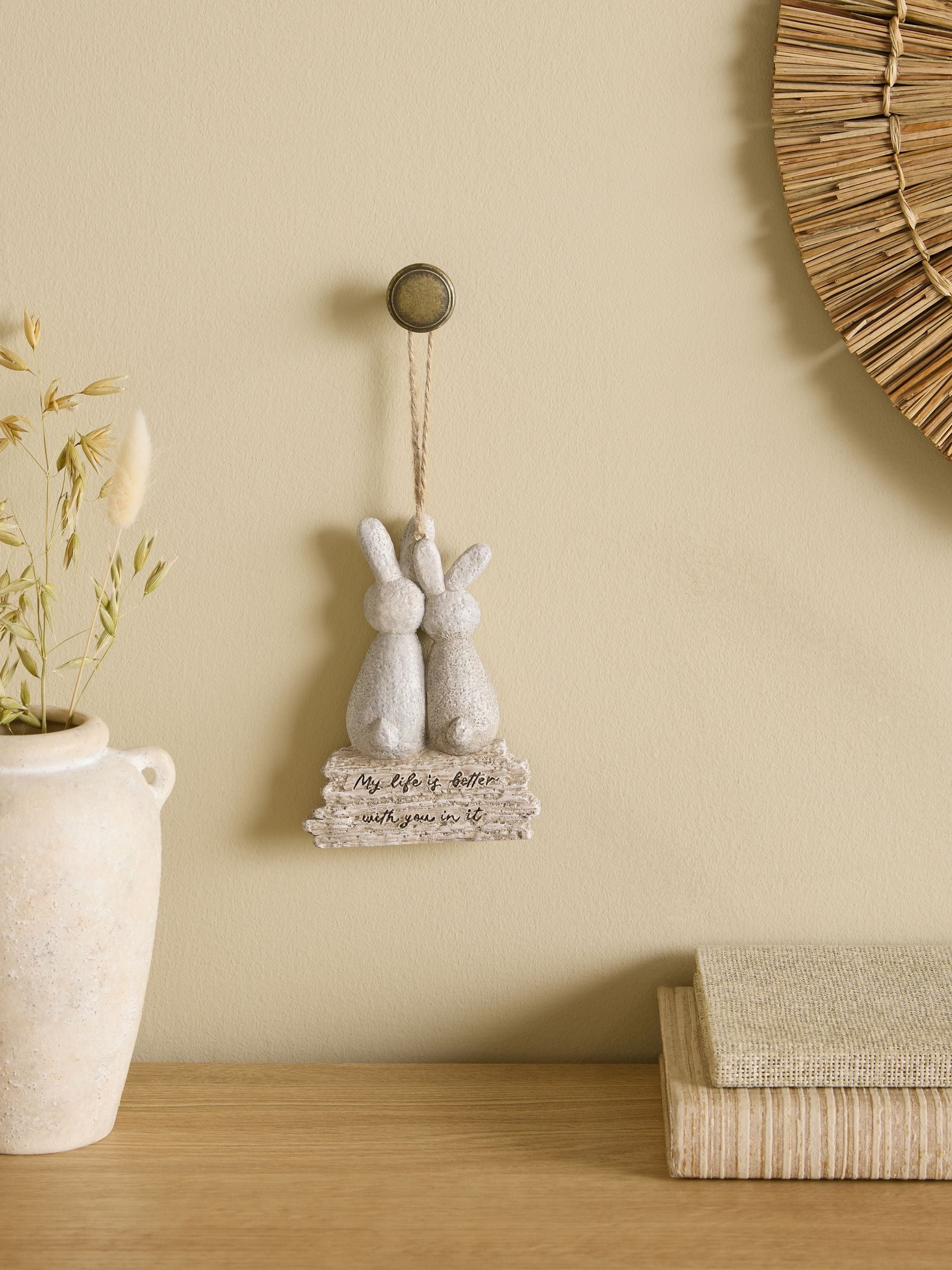 Bunnies Life Is Better Hanging Decoration