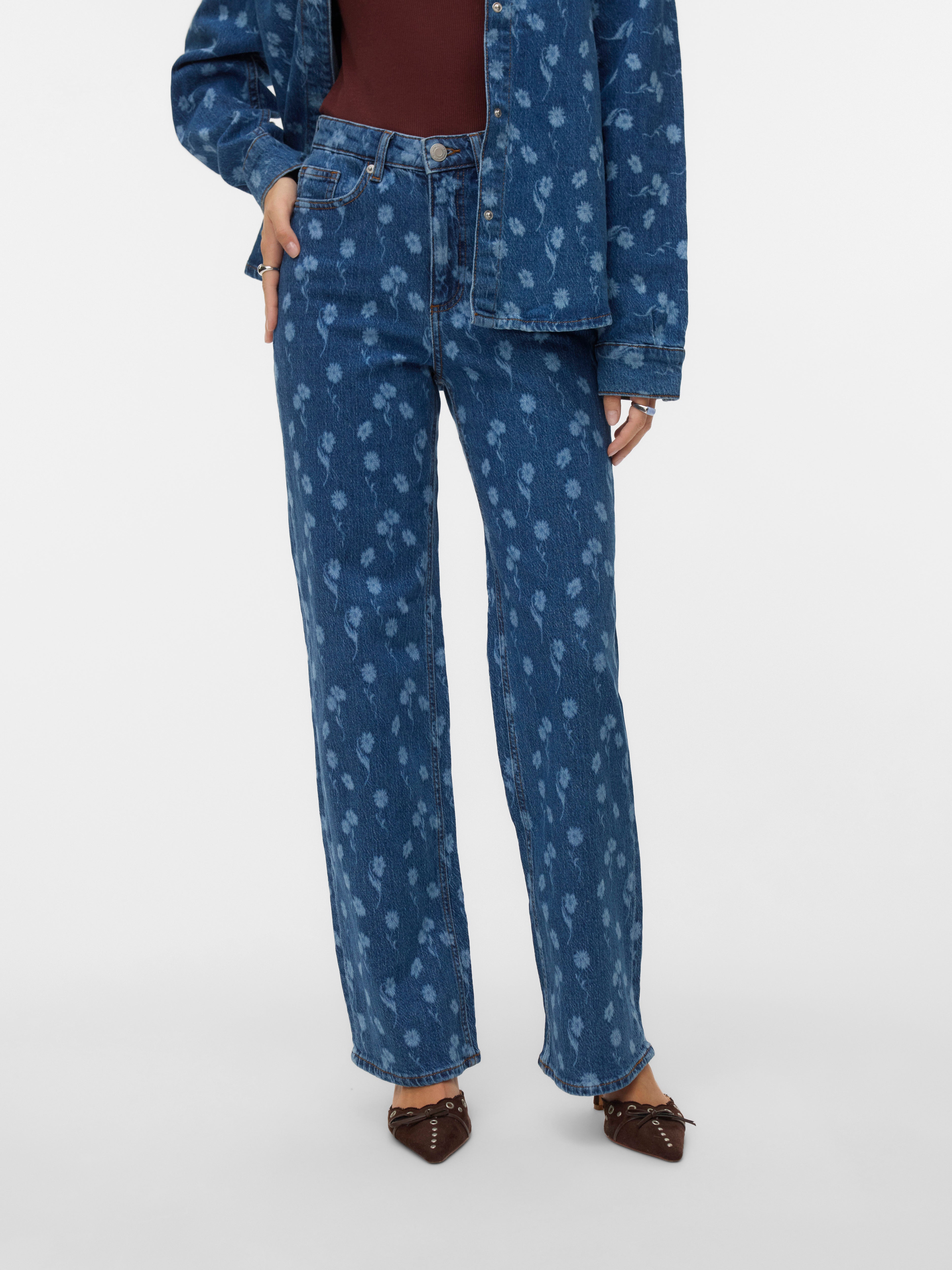 VMTESSA High rise Wide leg fit Jeans