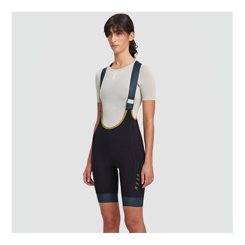 Maap ALT ROAD CARGO BIB - Cuissard À bretelles Femme black