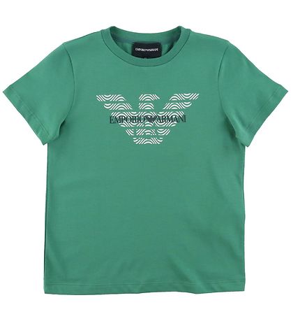 Emporio Armani T-shirts - 2-pak -  Grøn/Navy m. Logo
