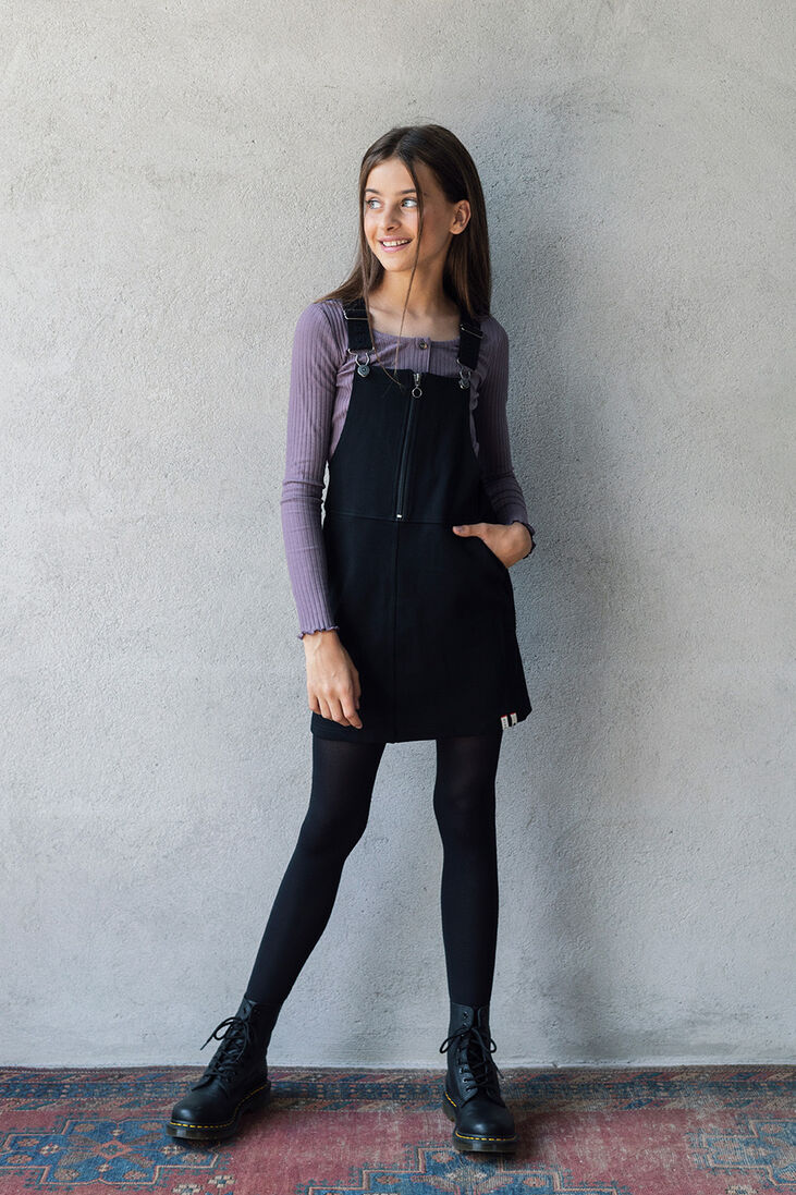LOOXS zwarte looxs mini jurk 2232-5056