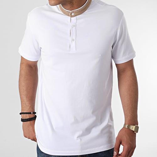 Polo Manches Courtes TLP-7428 Blanc