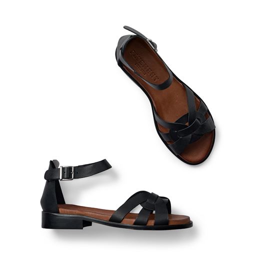 Pavement Aretha Sandaler, Black/Tan, 36