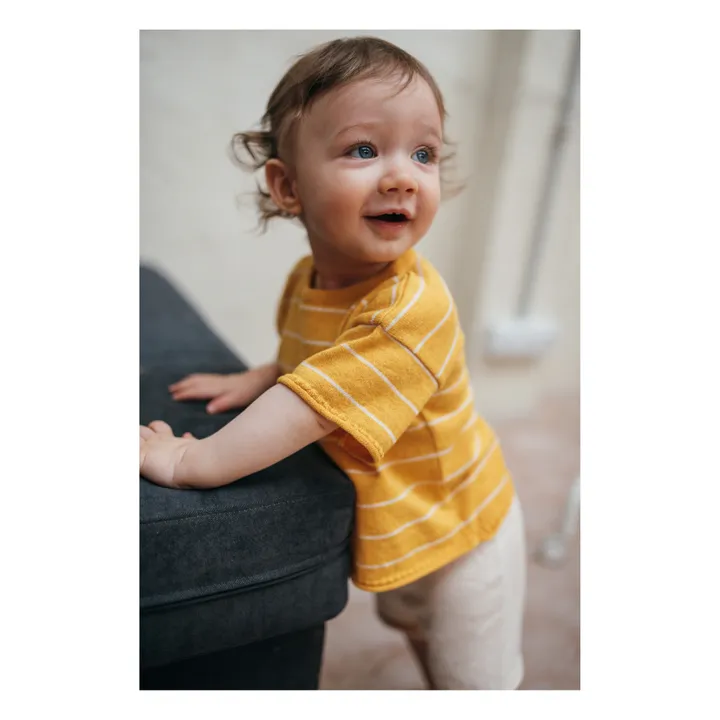Bayiri T-Shirt Tricot  Coton Bio  | Jaune