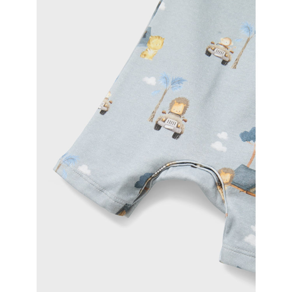 Køb Name It Pearl Blue Help Onesie
