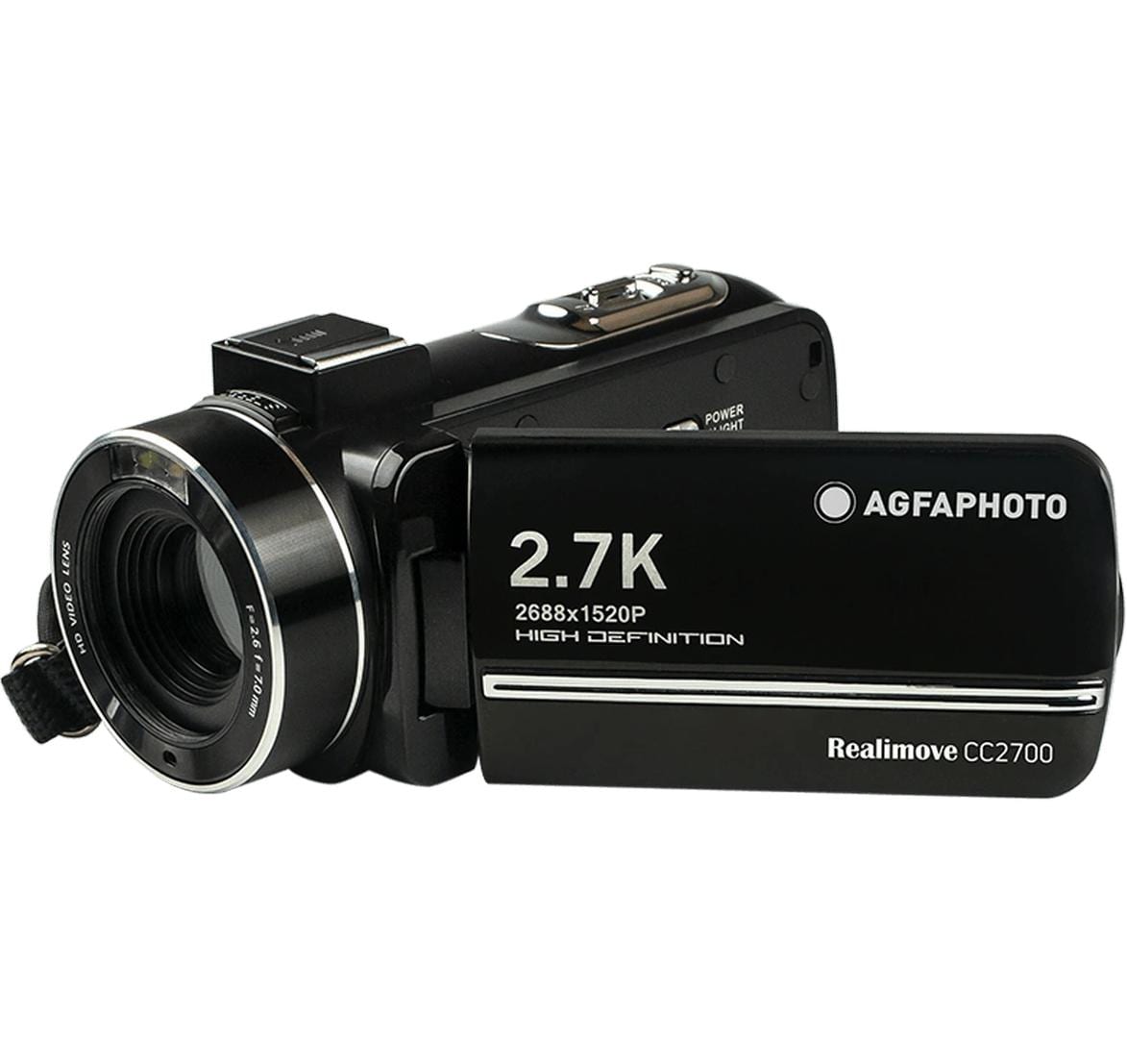 Videokamera Realimove CC2700<br>Camcorder mit einer Auflösung von 2.7K