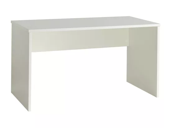 NASH WHITE - Lit 90x200cm + Chevet + Armoire 3P + Pack Bureau