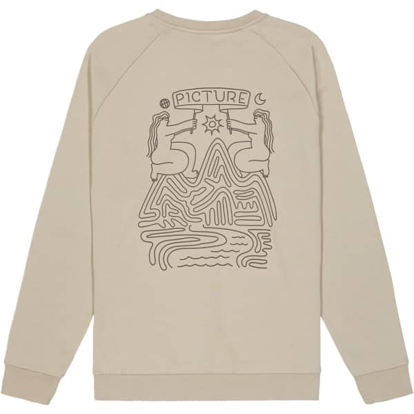 Sweatshirt PICTURE TERRA CREW PLAZA TAUPE
