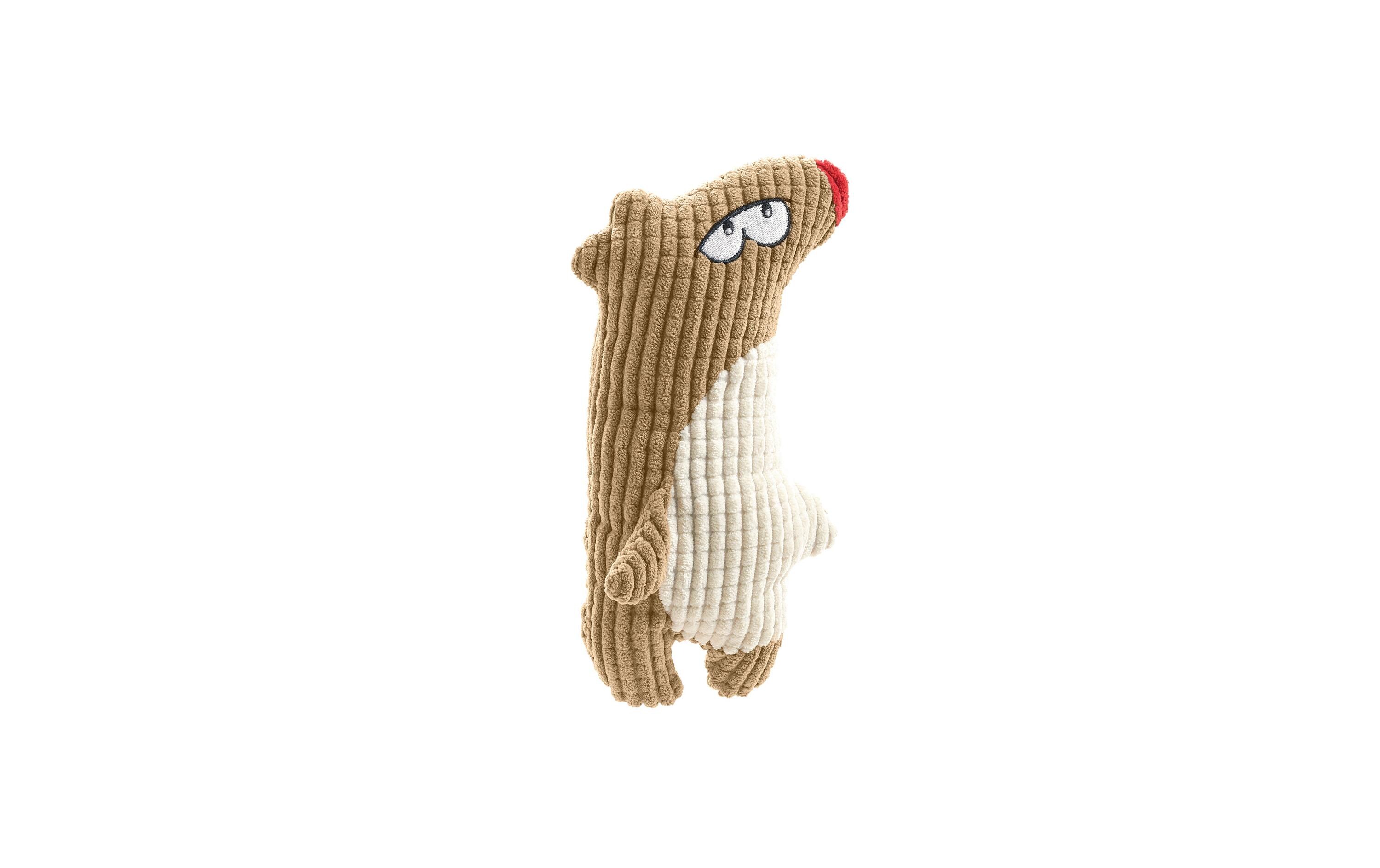 Hunde-Spielzeug Barry Maus, 20 cm, BeigeHundespielzeug