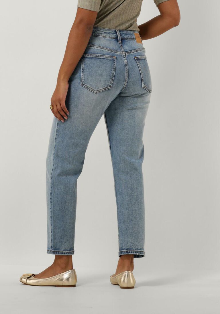 MY ESSENTIAL WARDROBE lichtblauwe my essential wardrobe mom jeans mommymw 144 high straight y